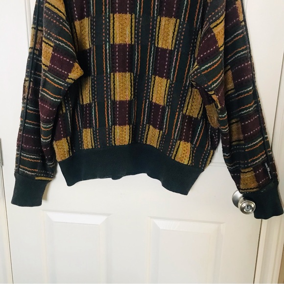Vintage Carlo Colucci Patterned Sweater size large to XL - Picture 6 of 14
